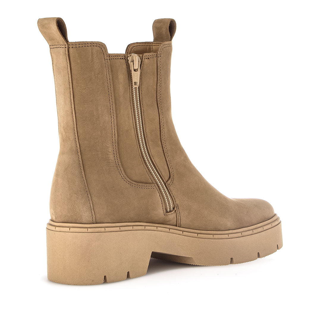 GABOR Nut brown nubuck boot,