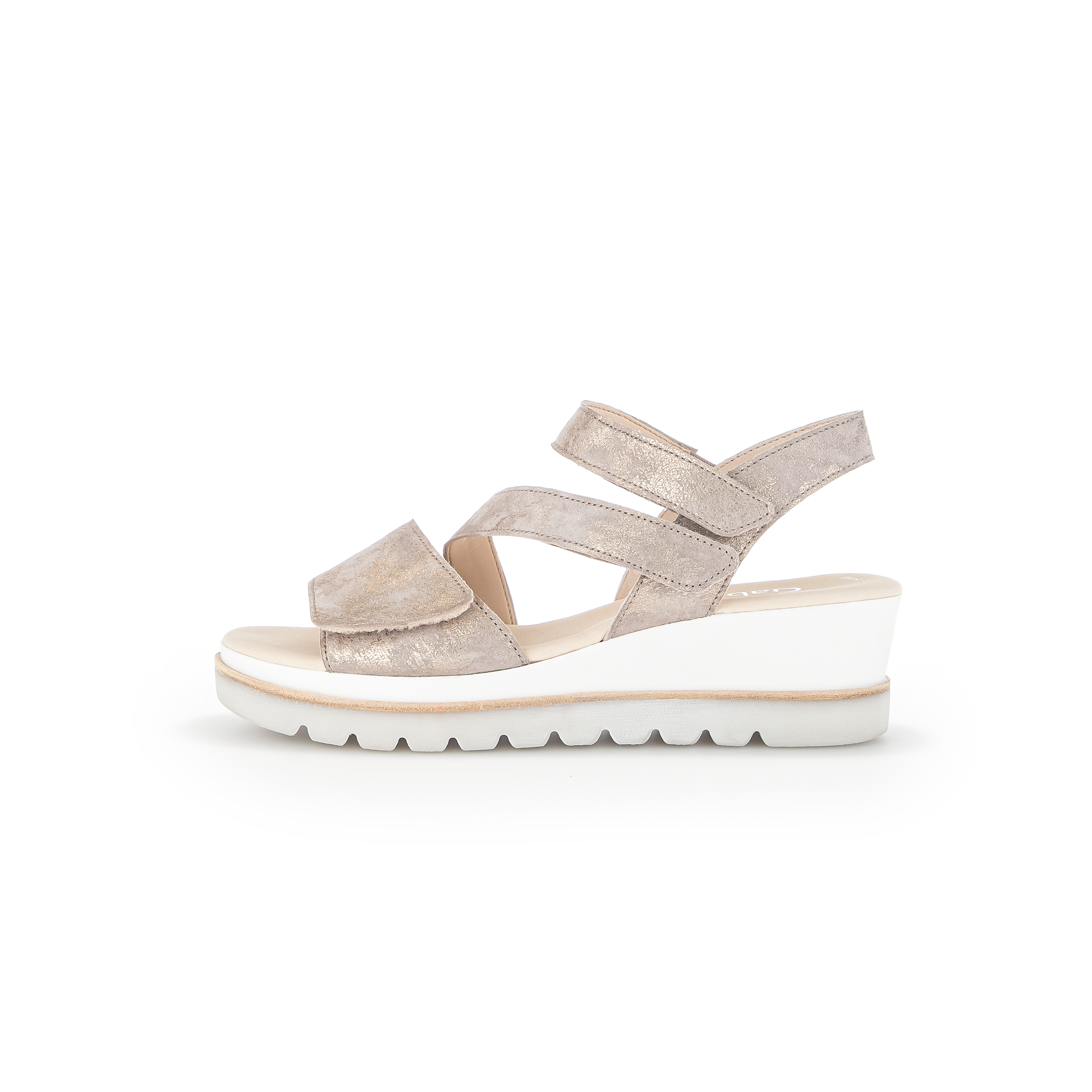 24.640 - QUARTER STRAP WEDGE VELCRO SANDAL