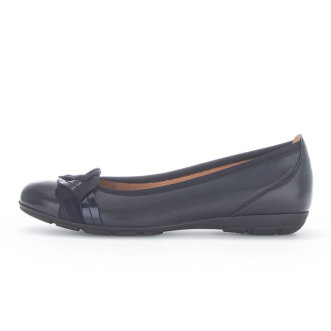 GABOR Blue leather ballerina,