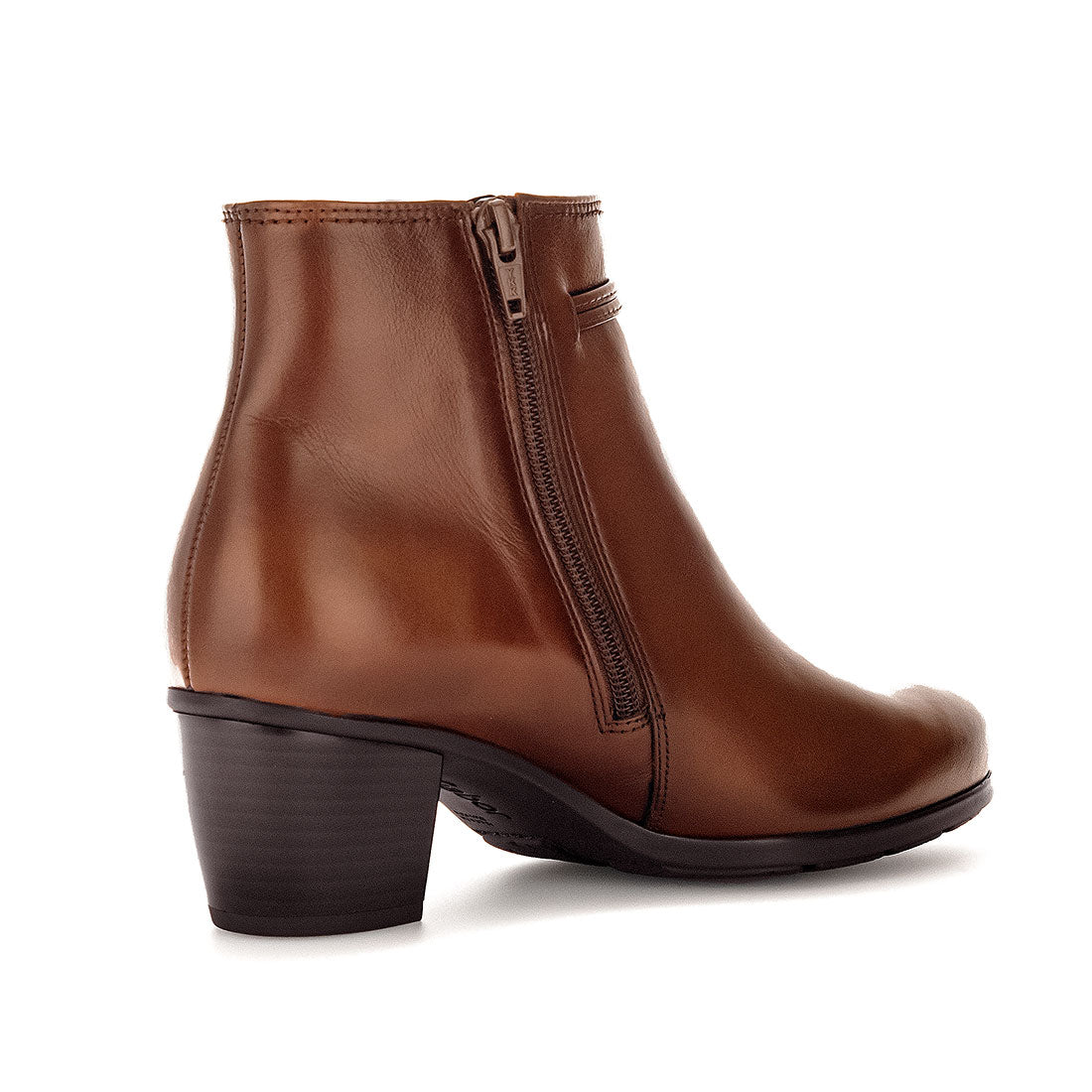 GABOR Sattel leather boot with decorative cord,