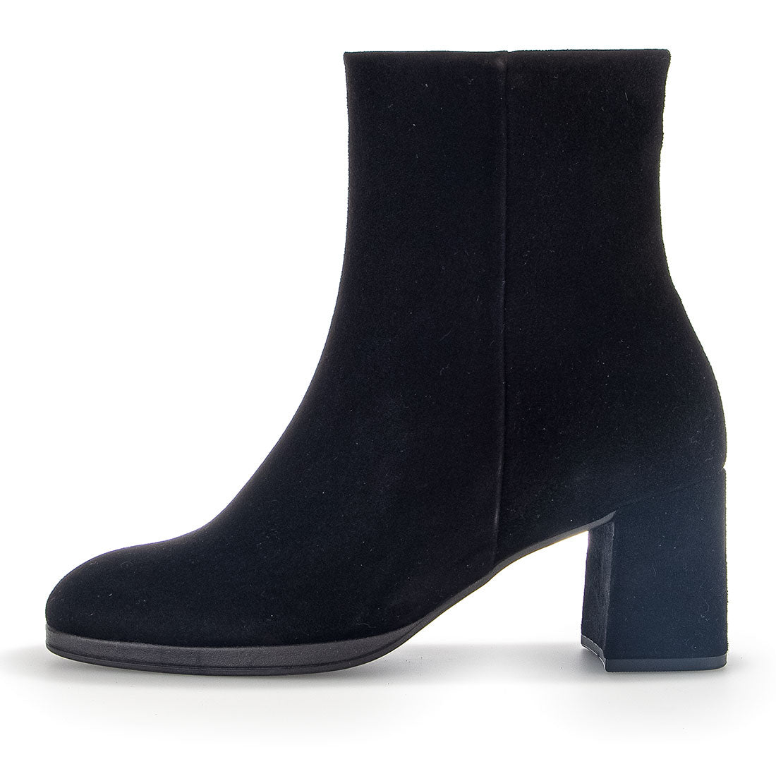GABOR black suede boot,