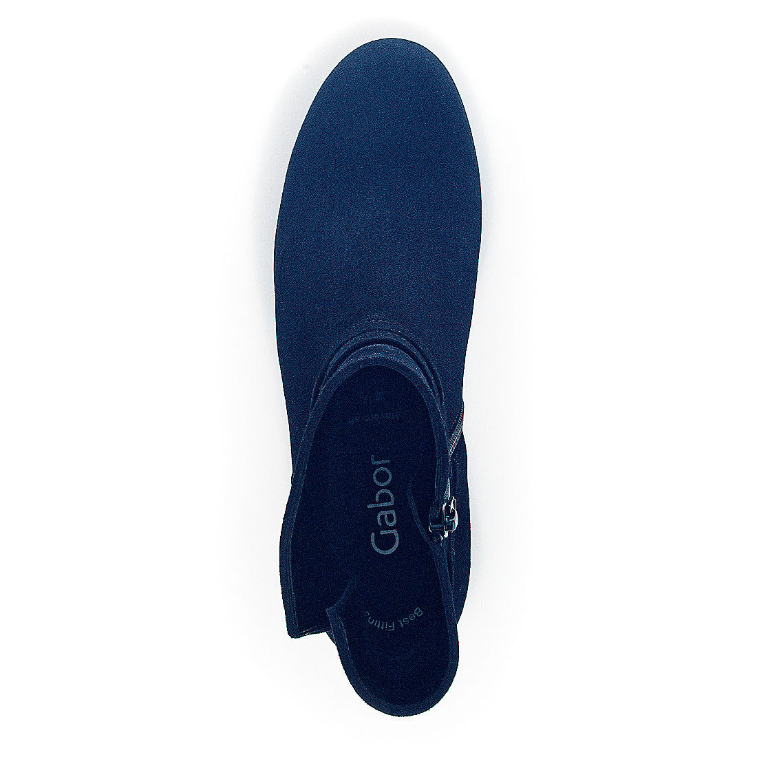 GABOR Atlantik blue suede boot,