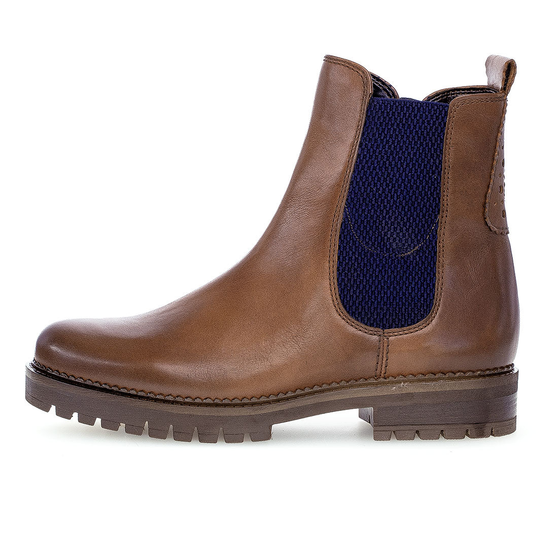 GABOR Sattel leather boot with width H,