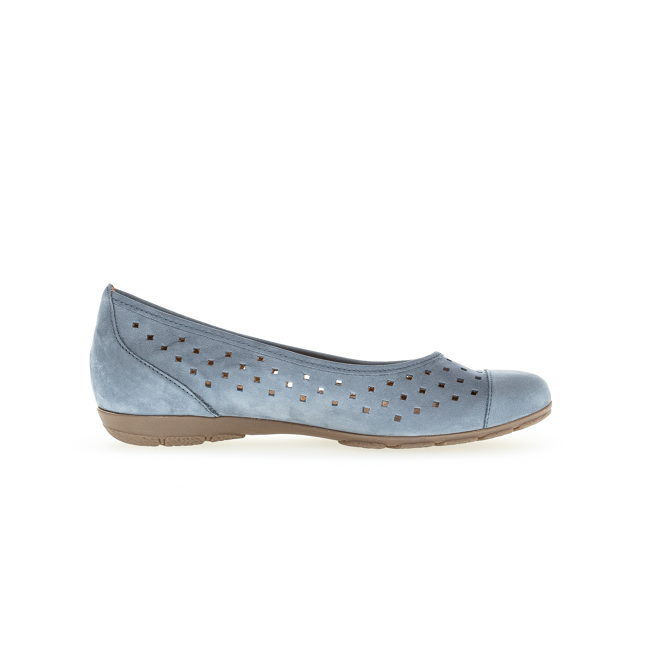 24.169 - CAP TOE PERFORATED BALLET FLAT