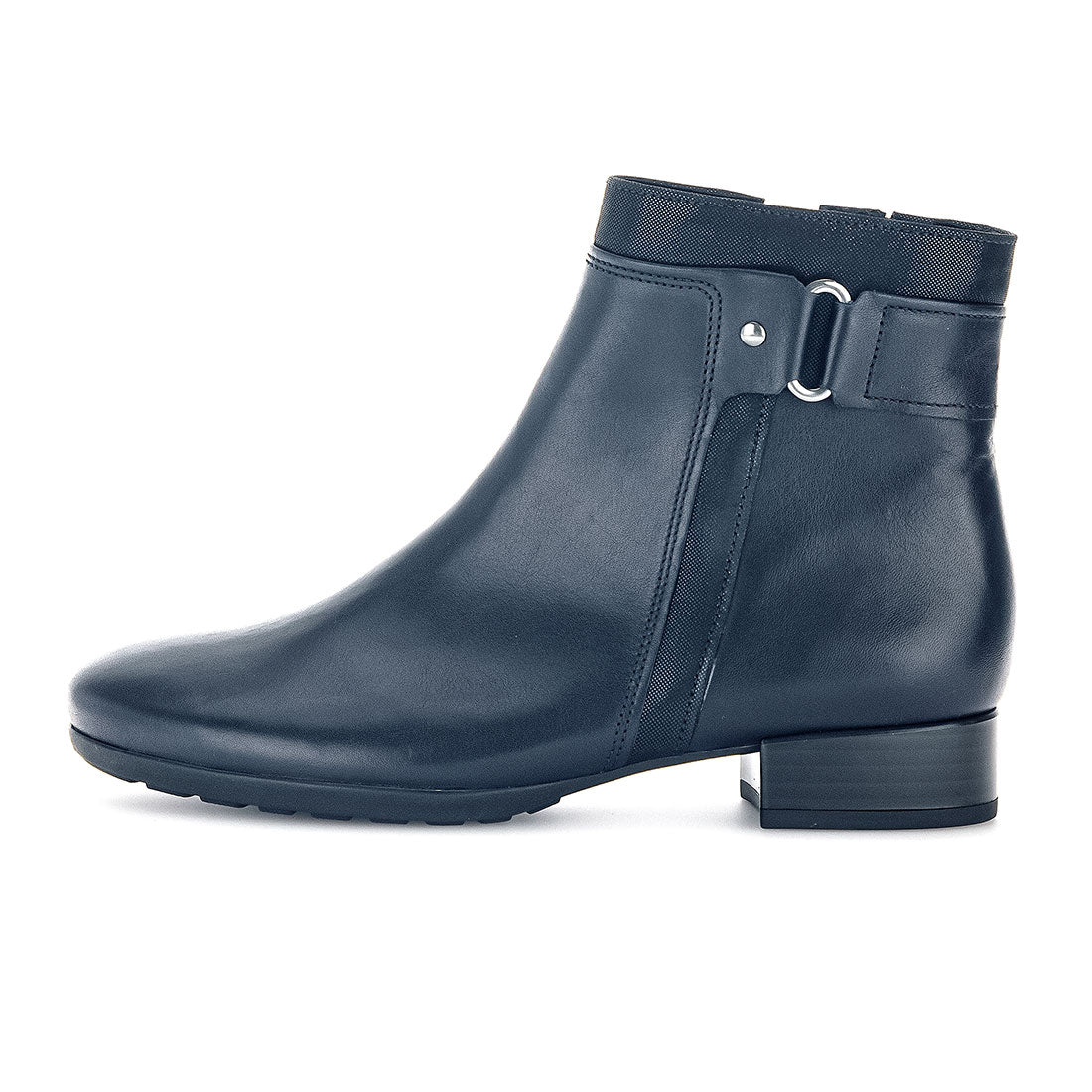 GABOR Blue leather boot width H,