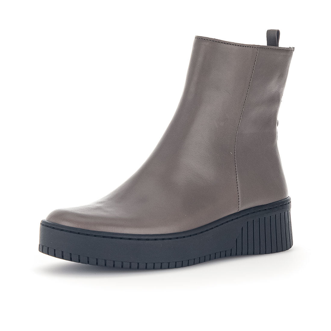 GABOR Grey(Taupe) leather boot,