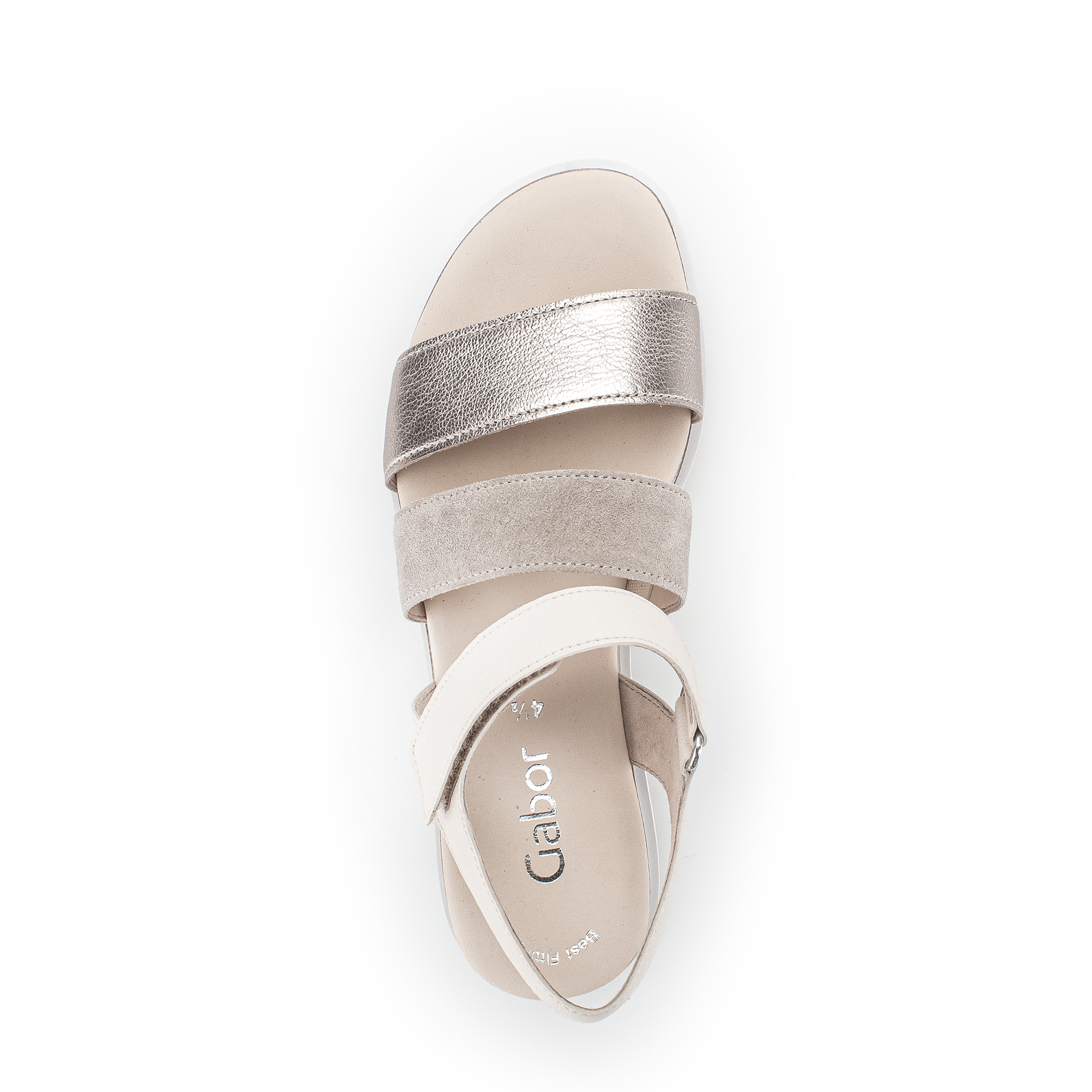 24.610 - THREE STRAP QUARTER STRAP SANDAL