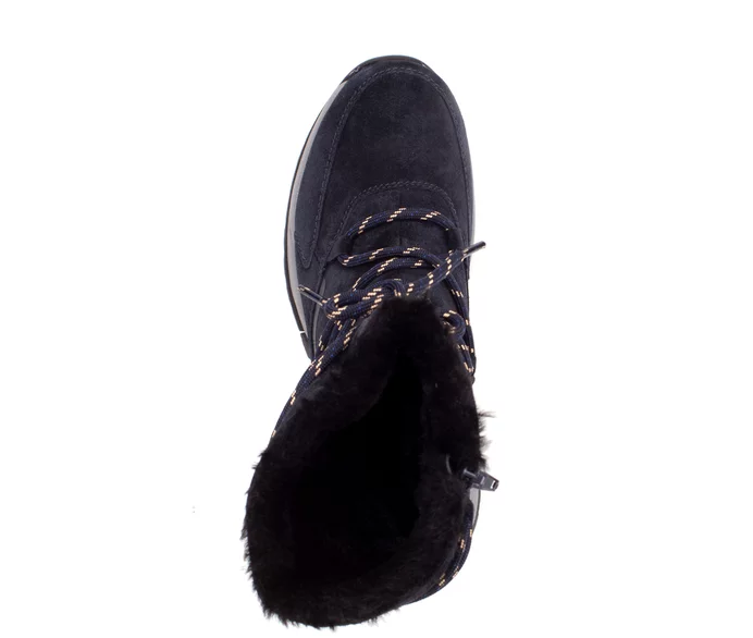 Winterstiefelette blau