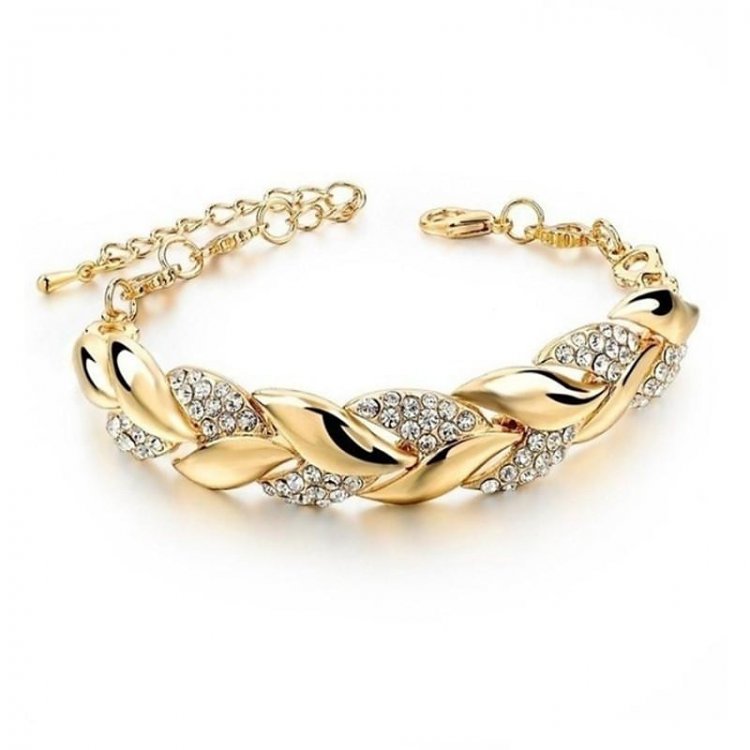 Ladies' fashionable alloy bracelet suitable for girlfriends, Valentine's Day mothers, jewelry gifts