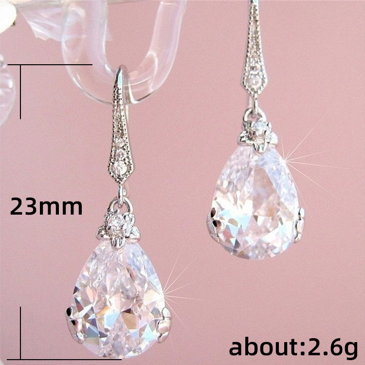 Water Drop Earrings Women's Simple and Versatile Earrings