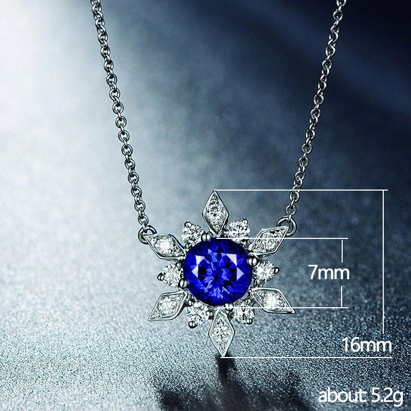 Trendy and fashionable Klein blue necklace