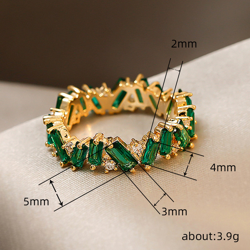 French retro court temperament irregular index finger ring