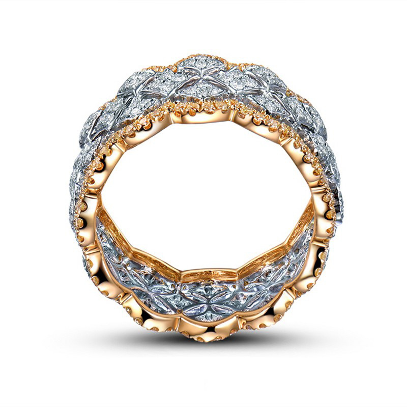 European Palace Brilliant Starry Lace Ring Girl