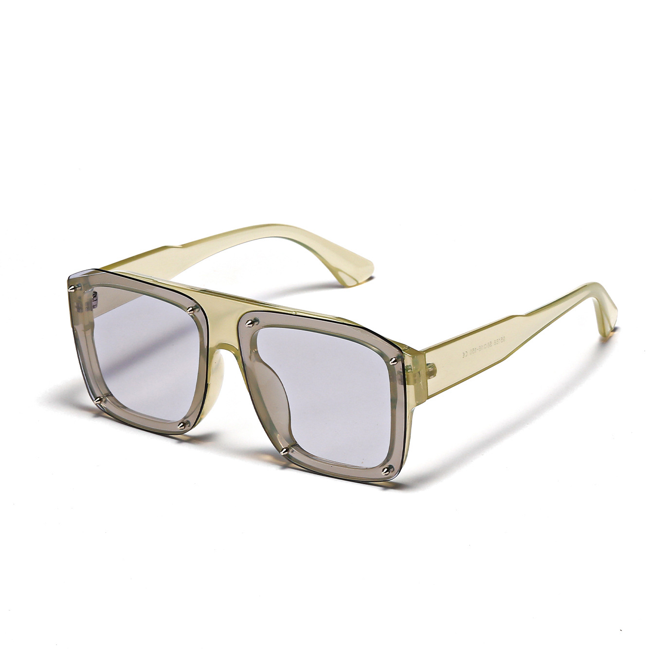 Large box glasses frame for men's punk street fashion glasses