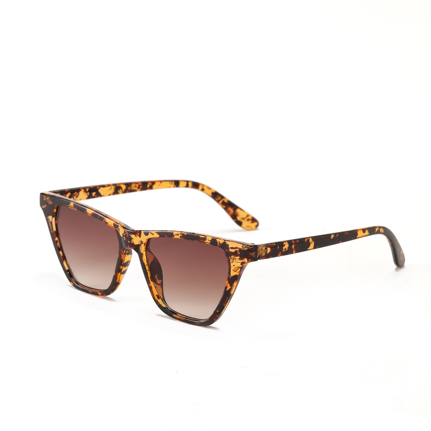 Colored Cat Eye Vintage Hawksbill Frame Glasses