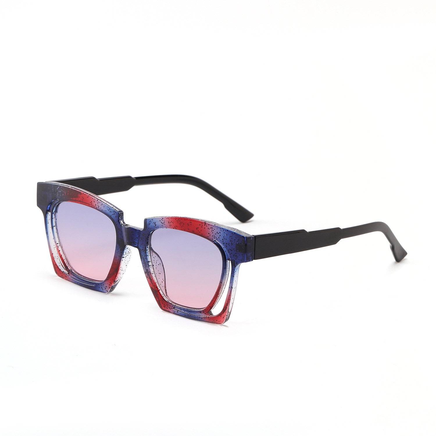 Summer new square hollow personalized glasses