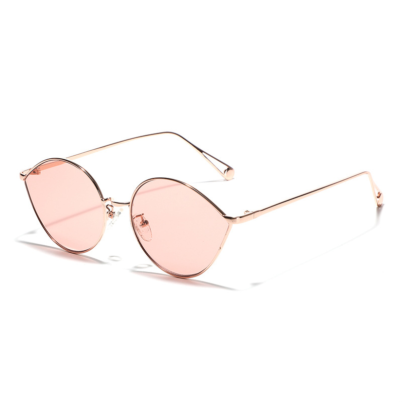 Droplet oval shaped personalized niche metal glasses