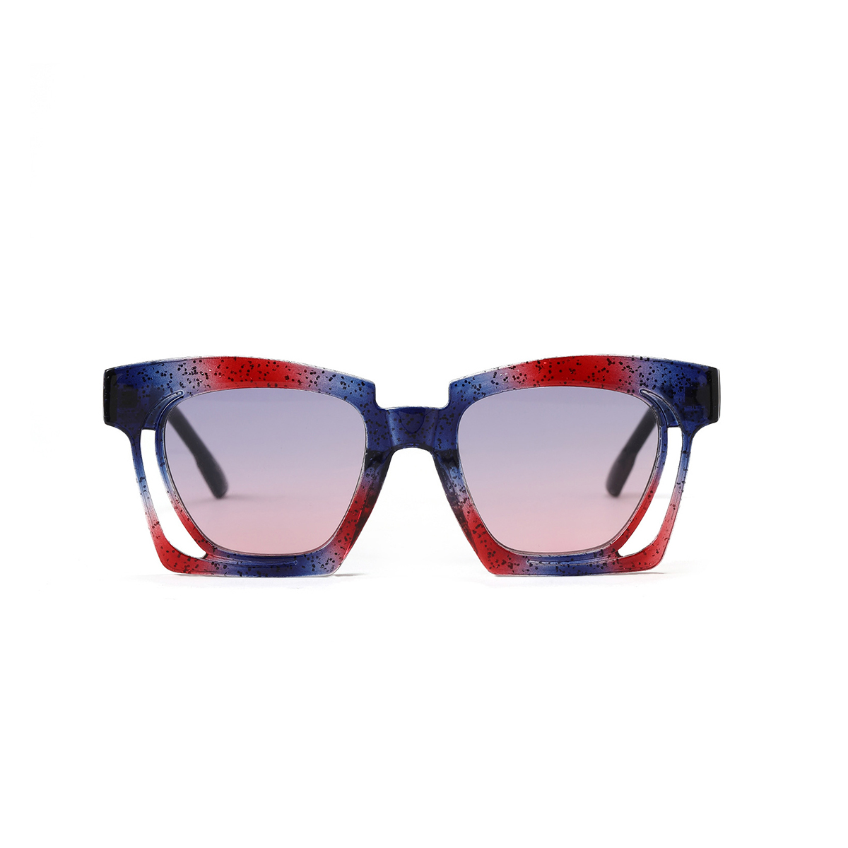 Summer new square hollow personalized glasses