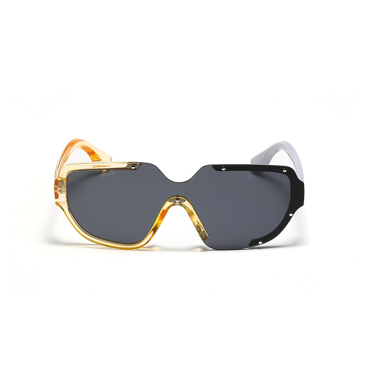 Party large frame, eyeglass frame, vintage rivet punk