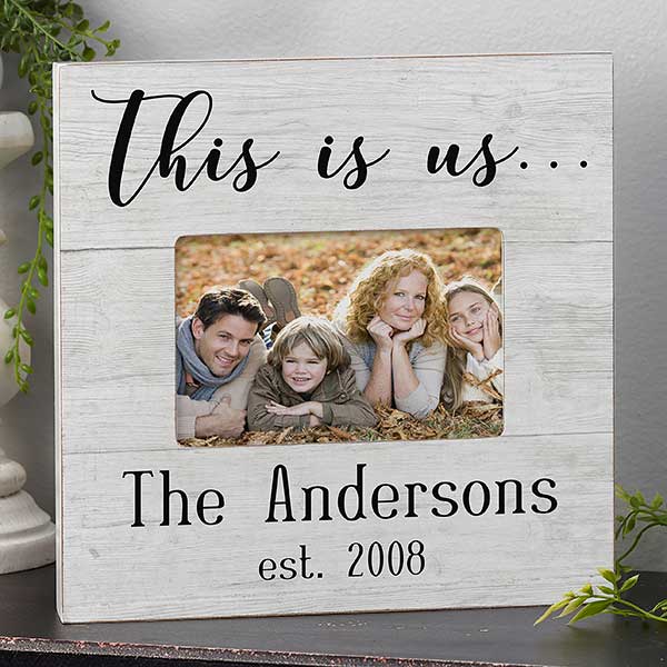 This is Us Personalized Box Picture Frame-Horizontal