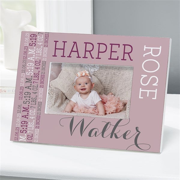 Darling Baby Girl Personalized Picture Frame-4×6 Tabletop