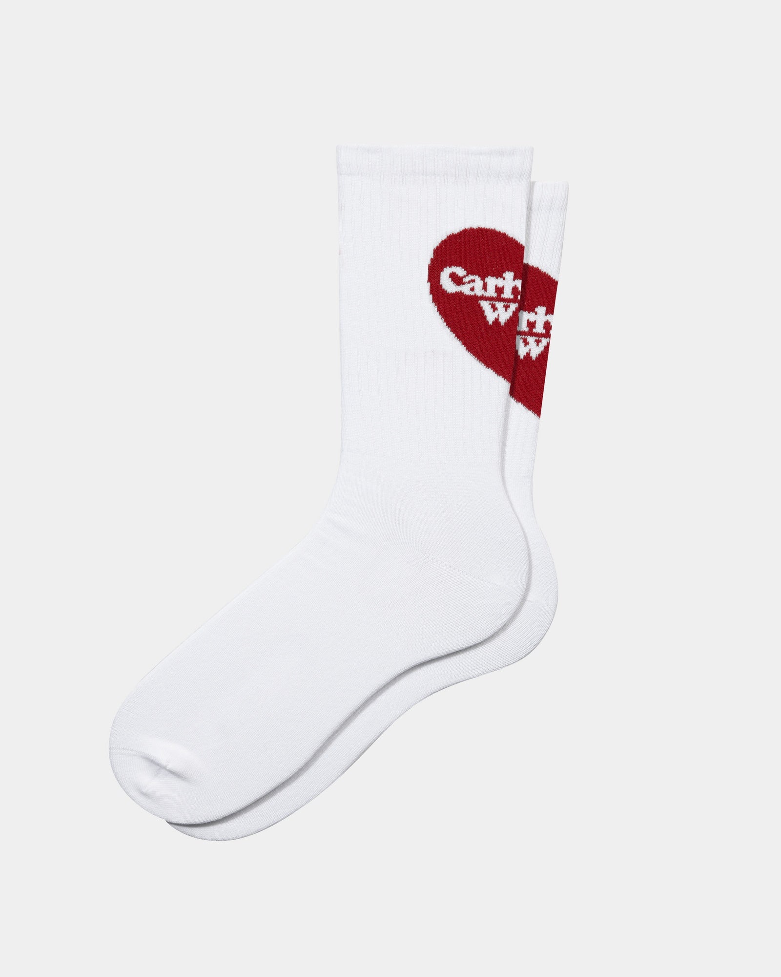 Heart Socks White