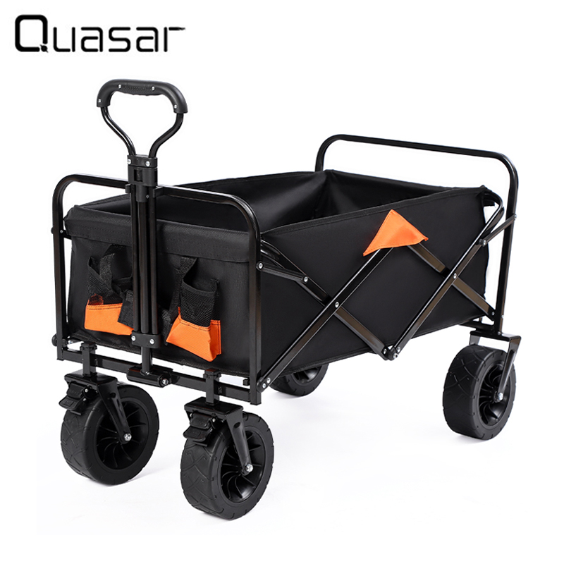 Folding Cart Portable Foldable 150L Large Capacity Multifunction Cart Outdoor Camping Table Light Wagon Bbq Trolley