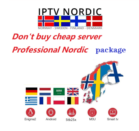 3months Scandinavian iptv Nordic one iptv Europe Sweden Norway Finland Denmark Free Test Swedish IPTV