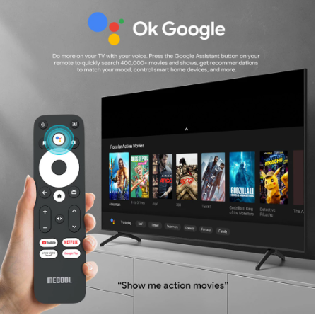 Mecool KM2/KM2 PLUS Global Version 2022 NEW TV Box Android 11 Google Play DDR4 2GB 16GB Dolby BT5 Amlogic S905X4 Netflix 4K