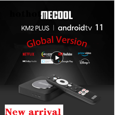 Mecool KM2/KM2 PLUS Global Version 2022 NEW TV Box Android 11 Google Play DDR4 2GB 16GB Dolby BT5 Amlogic S905X4 Netflix 4K