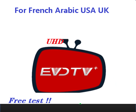12months premium EVDTV France Arabic UK USA Canada Europe IPTV