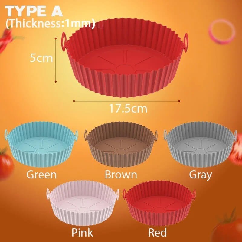 Air Fryer Silicone Baking Tray🔥Buy two large size free small size🔥