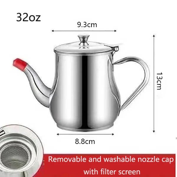 🔥Friday specials🔥Stainless Steel Oil Filter Pot