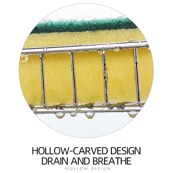 Adjustable Sink Drain Rack Sponge Storage Faucet Holder