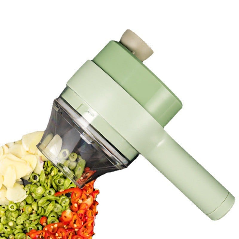 4 In 1 Handheld Electric Vegetable Cutter Set