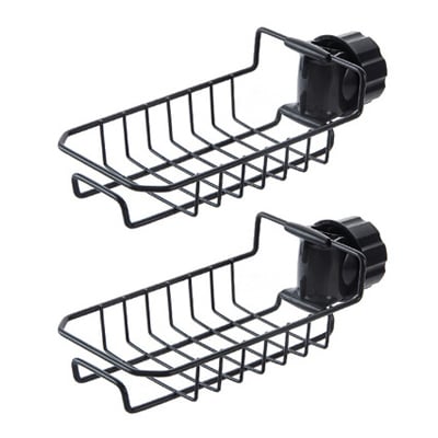 Adjustable Sink Drain Rack Sponge Storage Faucet Holder