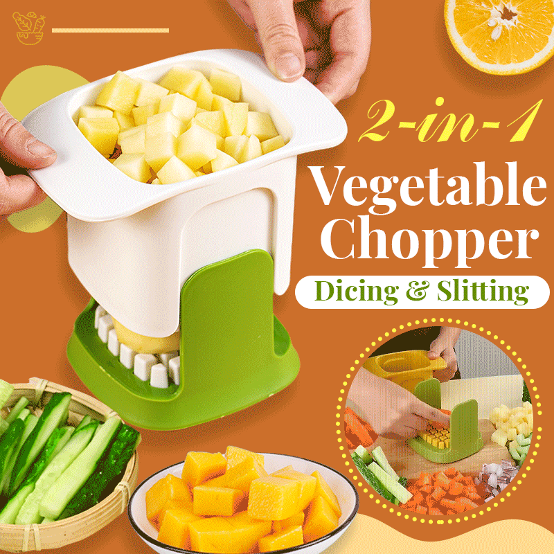 2-in-1 Vegetable Chopper Dicing & Slitting✨BUY 2 FREE SHIPPING