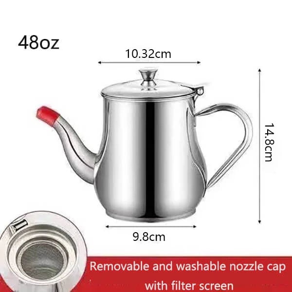 🔥Friday specials🔥Stainless Steel Oil Filter Pot