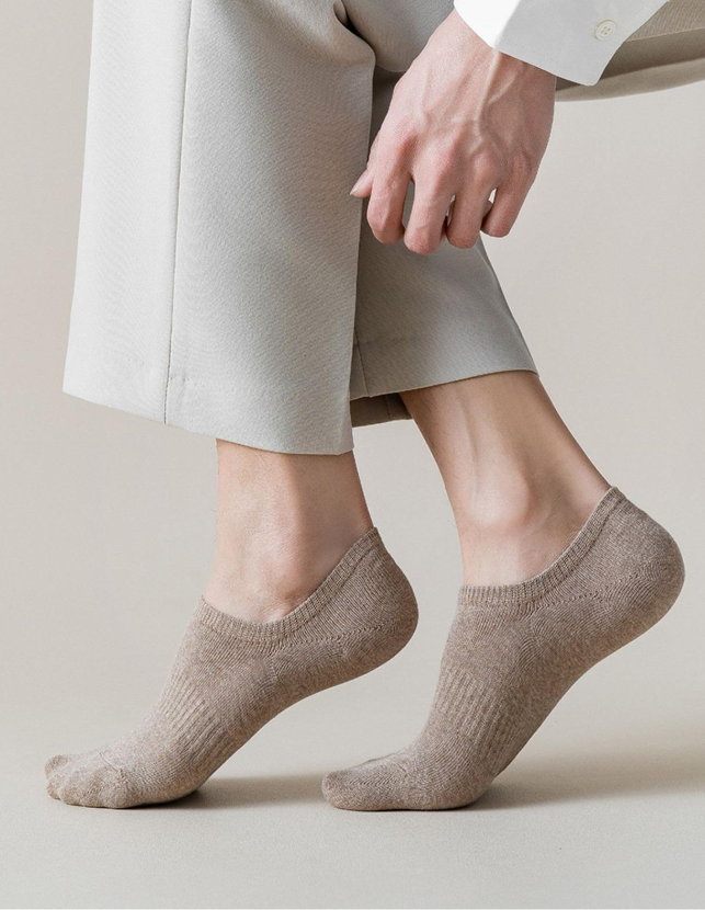 Shallow mouth summer thin invisible socks for men