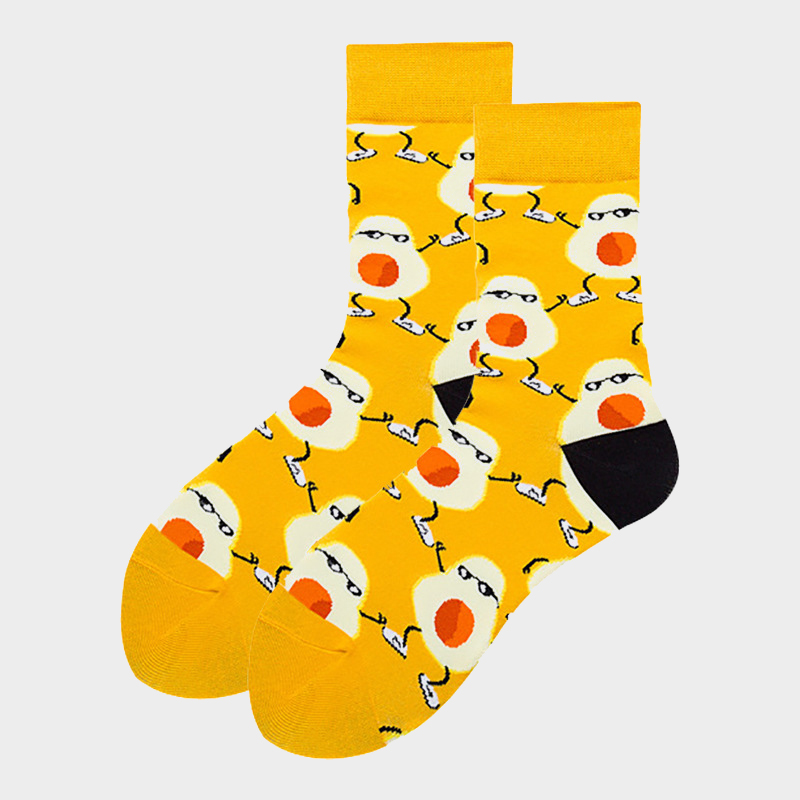 Funny Socks With AVOCADO Print. Unisex.