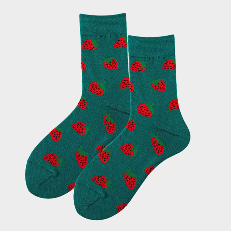 STRAWBERRY MISMATCHED SOCKS – PACK OF 2