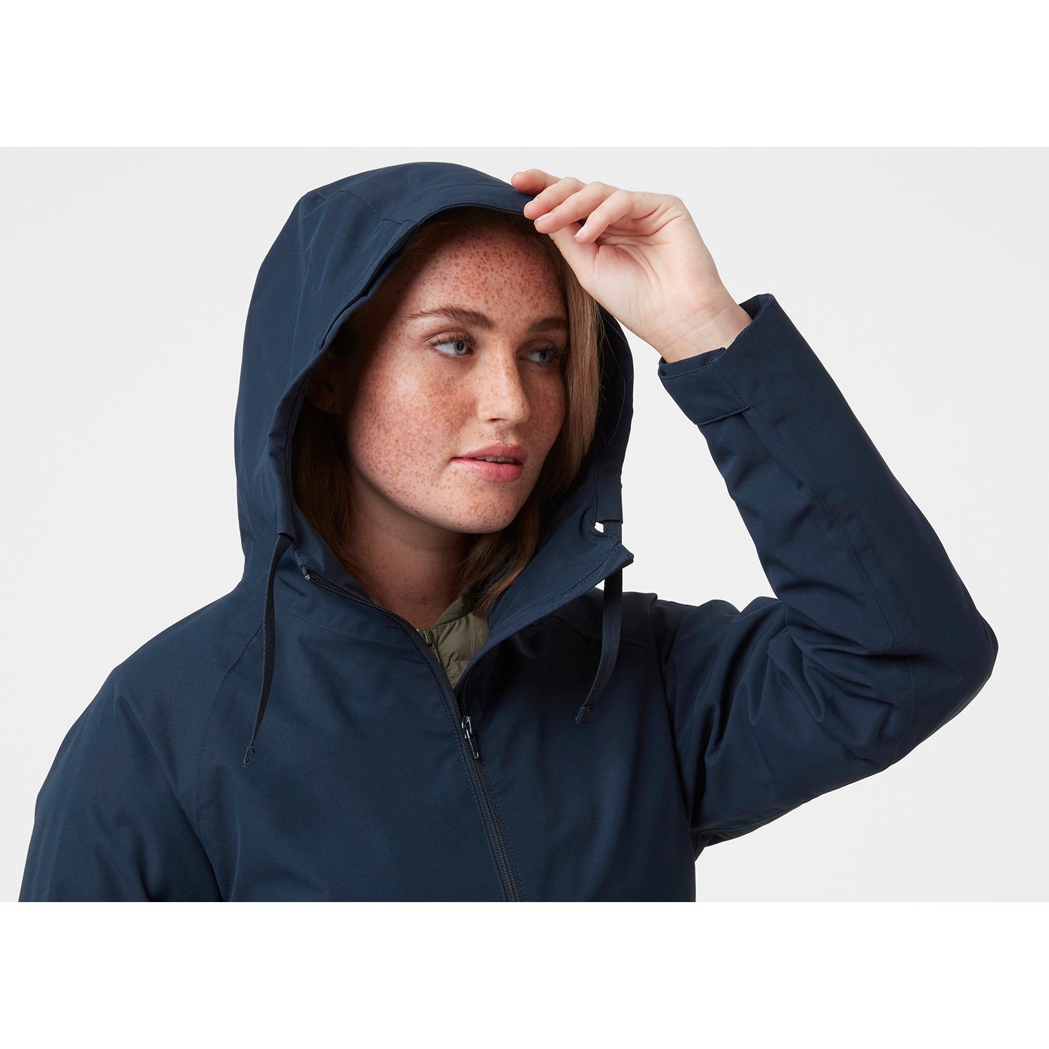 W MONO MATERIAL RAINCOAT