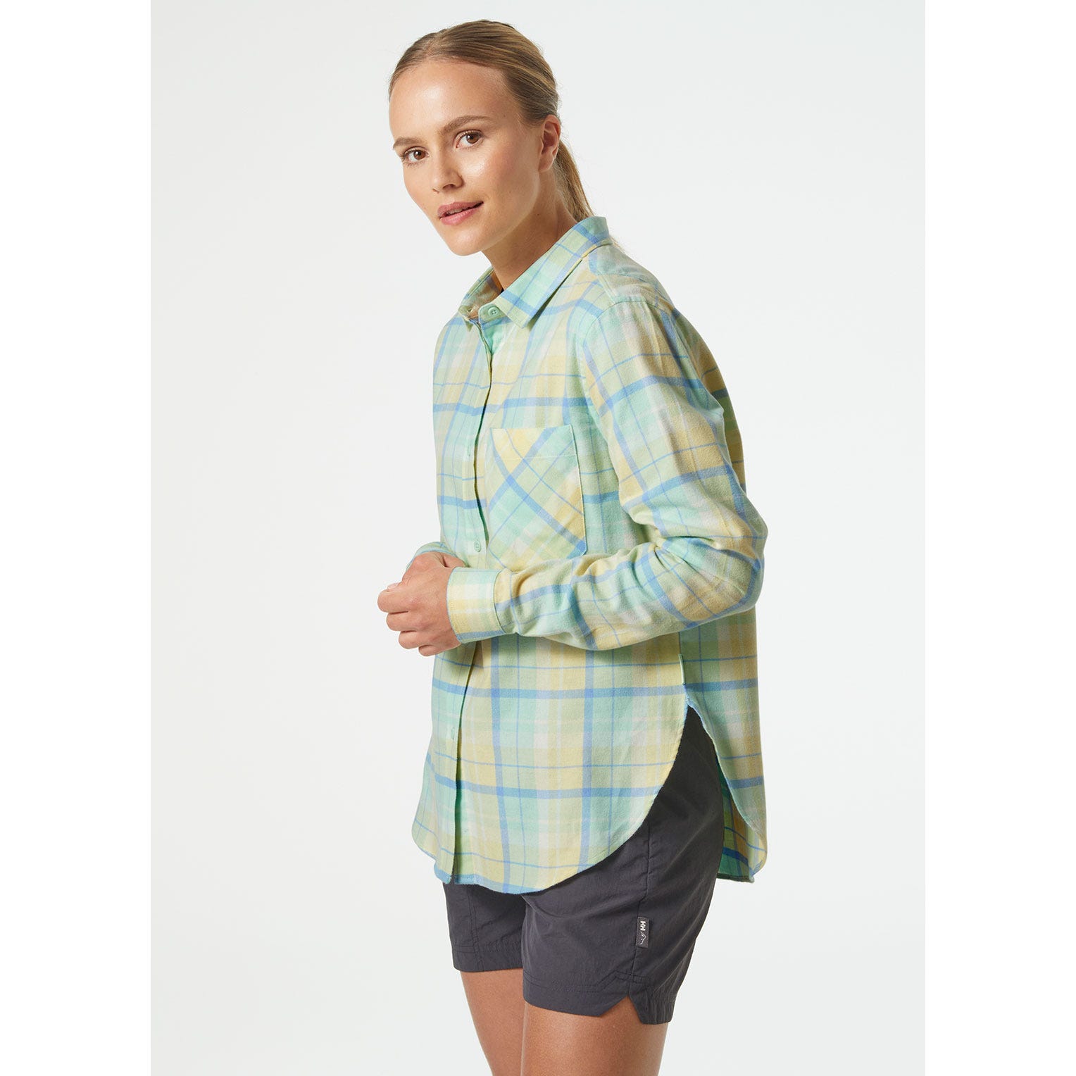Women's Lokka Organic Flannel Long Sleeve Shirt