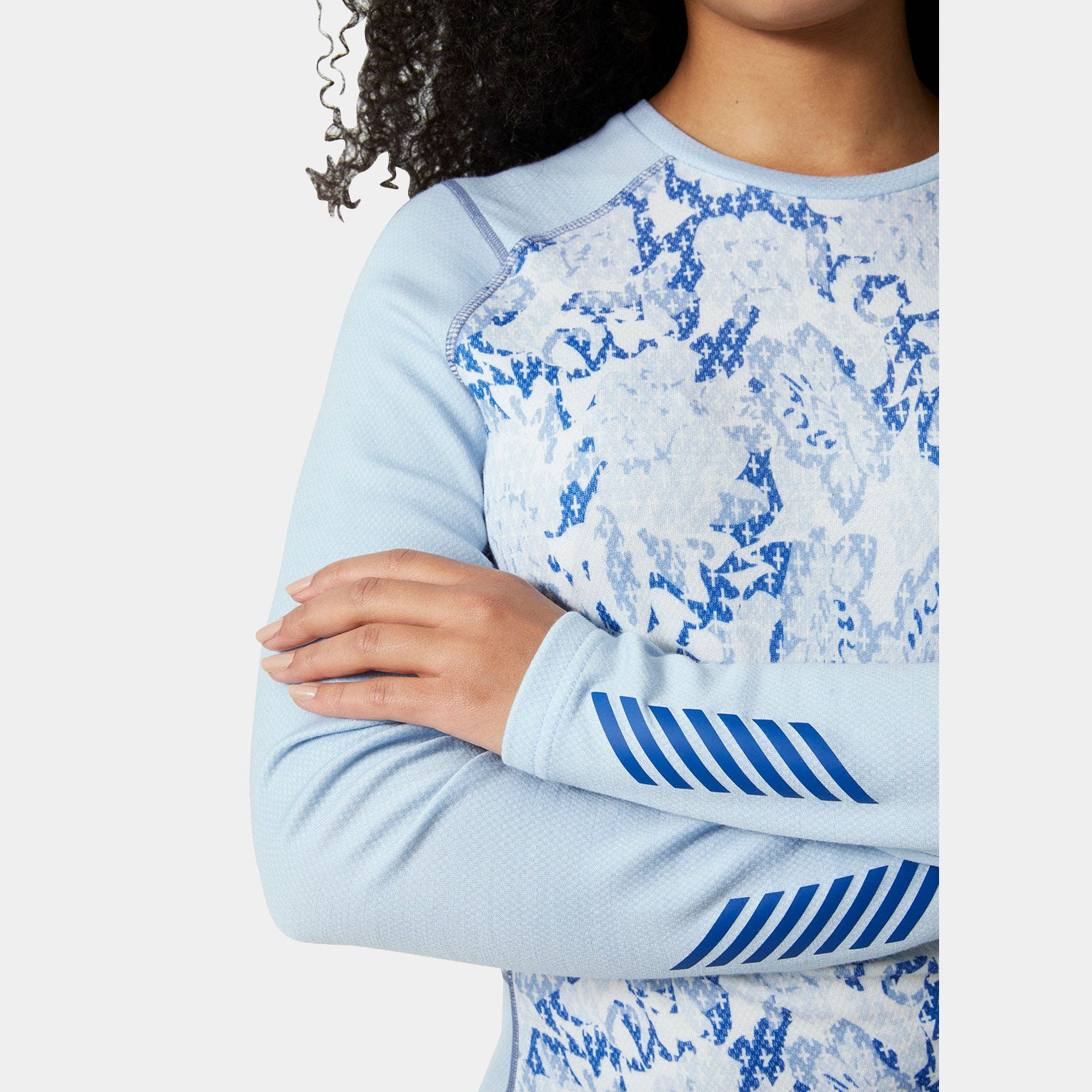 Women's LIFA® Merino Midweight Graphic Long-Sleeve Crew Base Layer