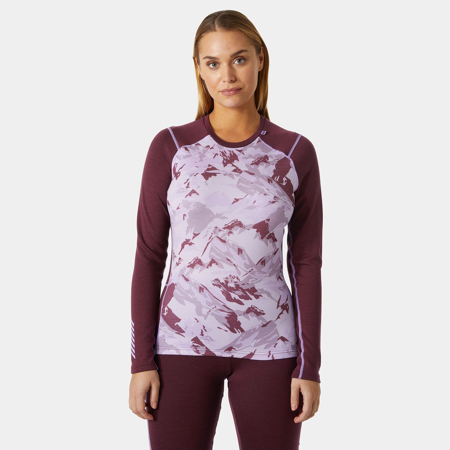 Women's LIFA® Merino Midweight Graphic Long-Sleeve Crew Base Layer