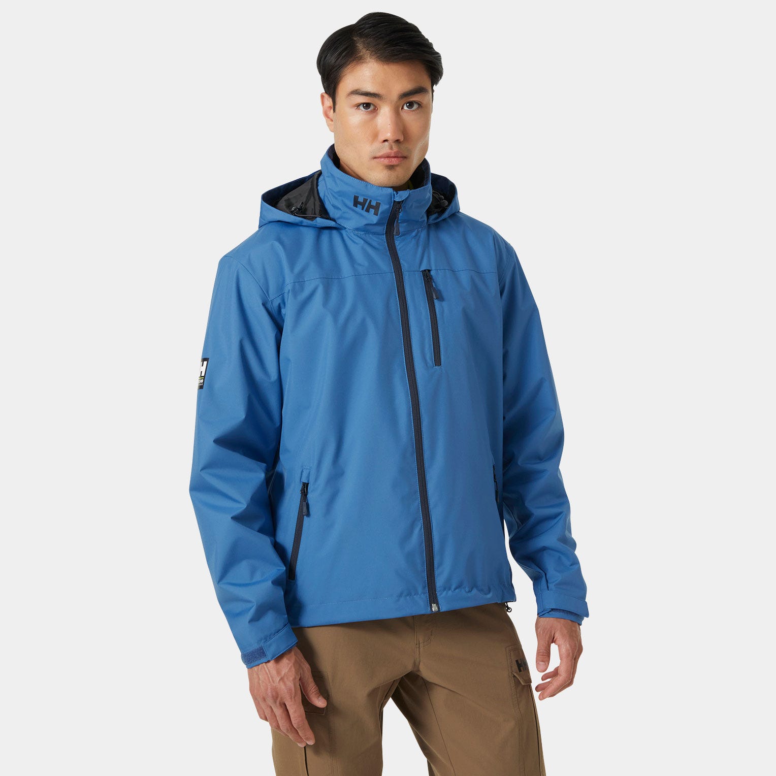 Men's Crew Hooded Midlayer Sailing Jacket