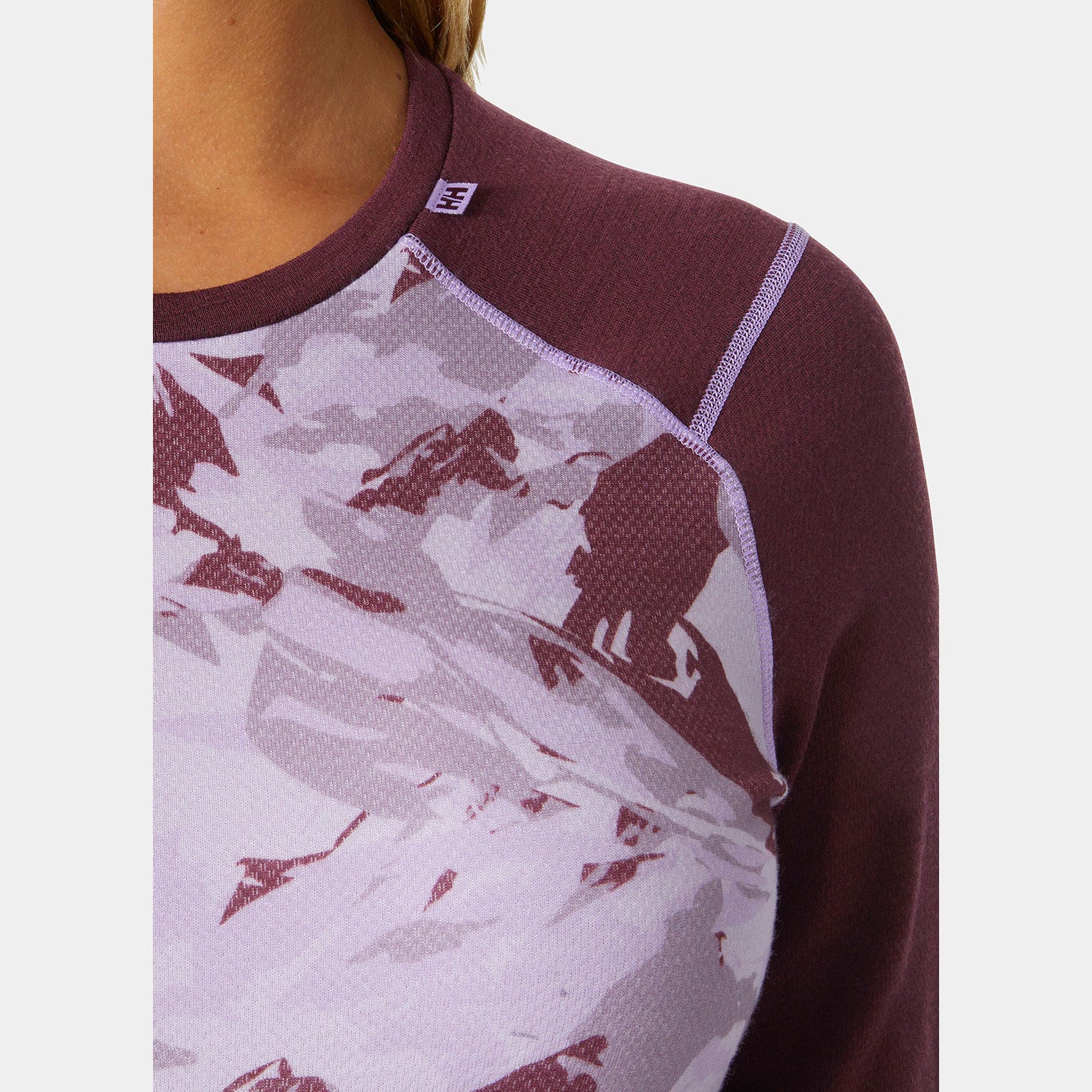 Women's LIFA® Merino Midweight Graphic Long-Sleeve Crew Base Layer