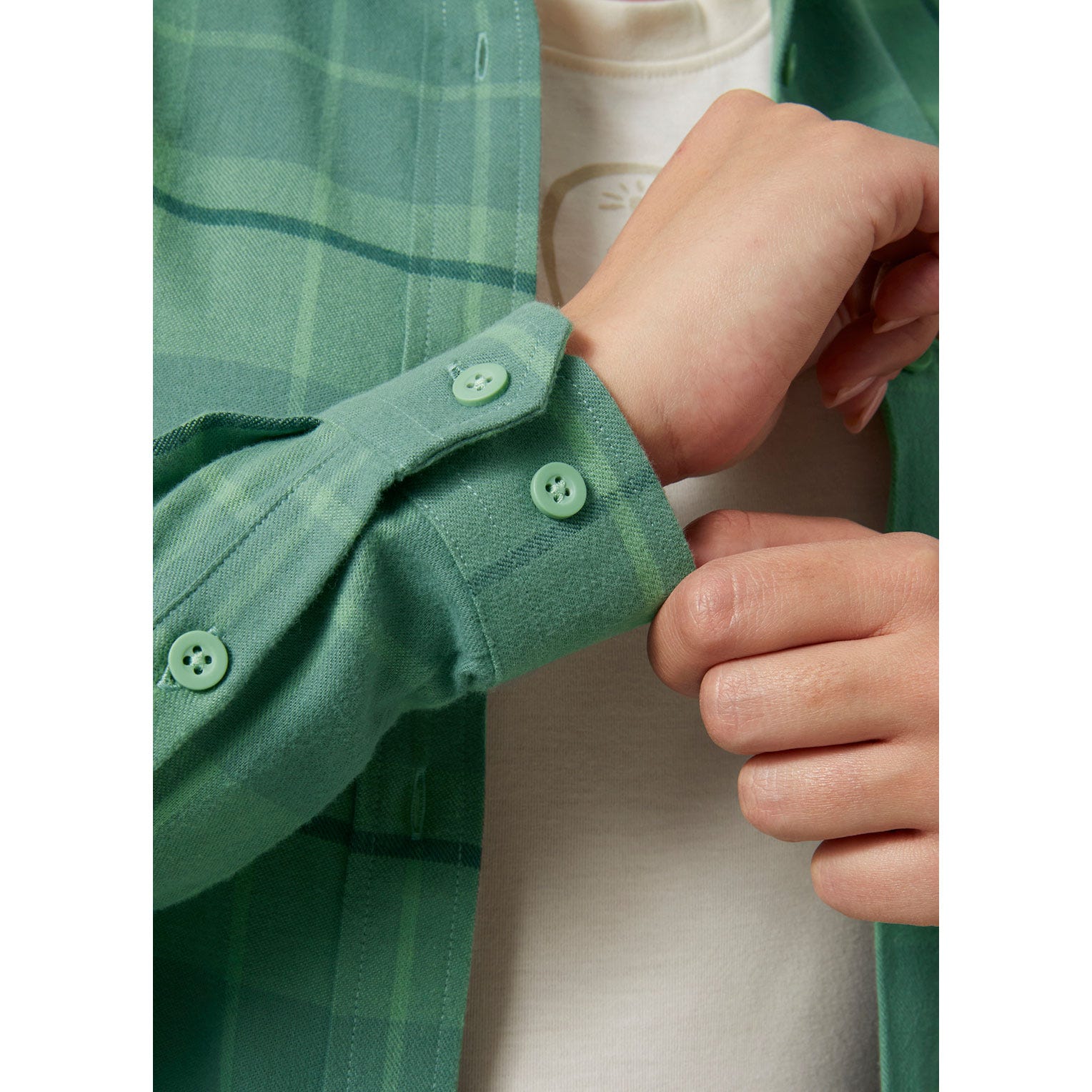 Women's Lokka Organic Flannel Long Sleeve Shirt