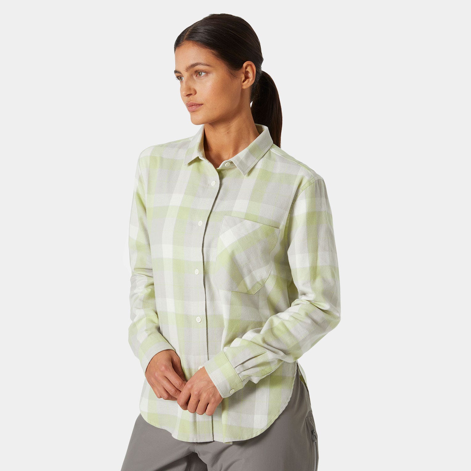 Women's Lokka Organic Flannel Long Sleeve Shirt