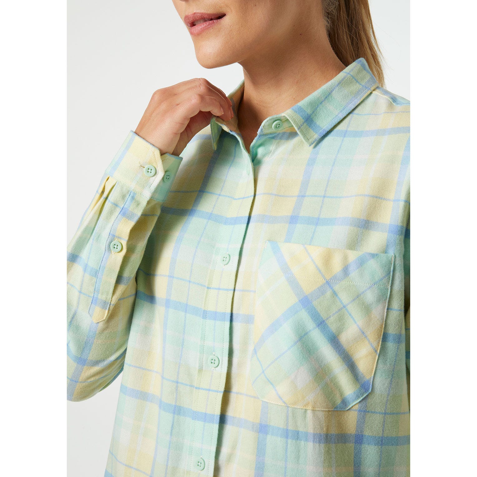 Women's Lokka Organic Flannel Long Sleeve Shirt